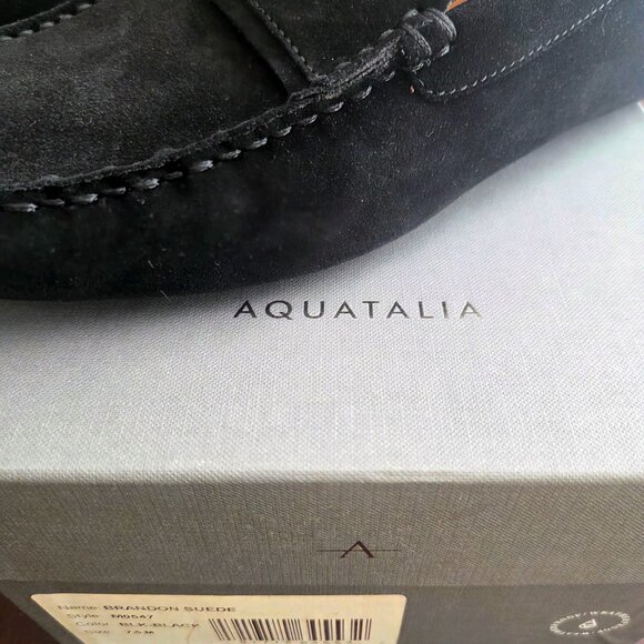 Aquatalia – Brandon Loafers – Men’s Dress Shoes – BLACK main image 6